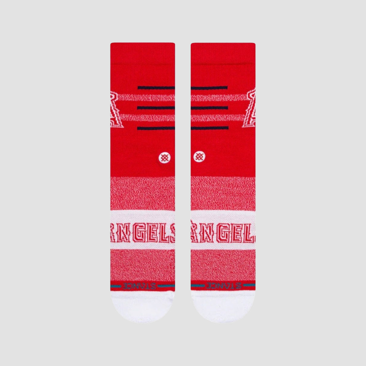 Stance MLB Los Angeles Angeles Closer Crew Socks Red