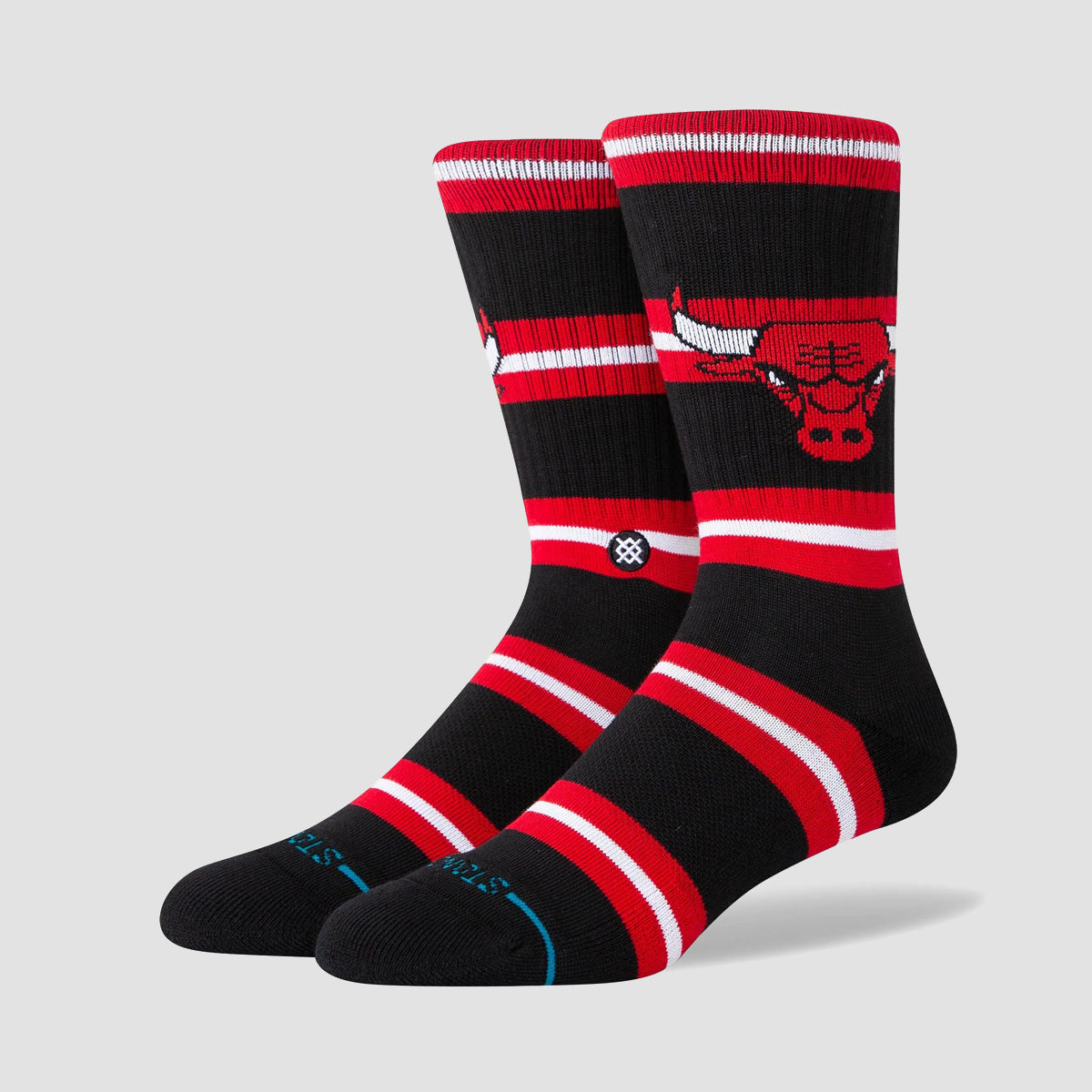 Stance NBA Prep Chicago Bulls Crew Socks Black