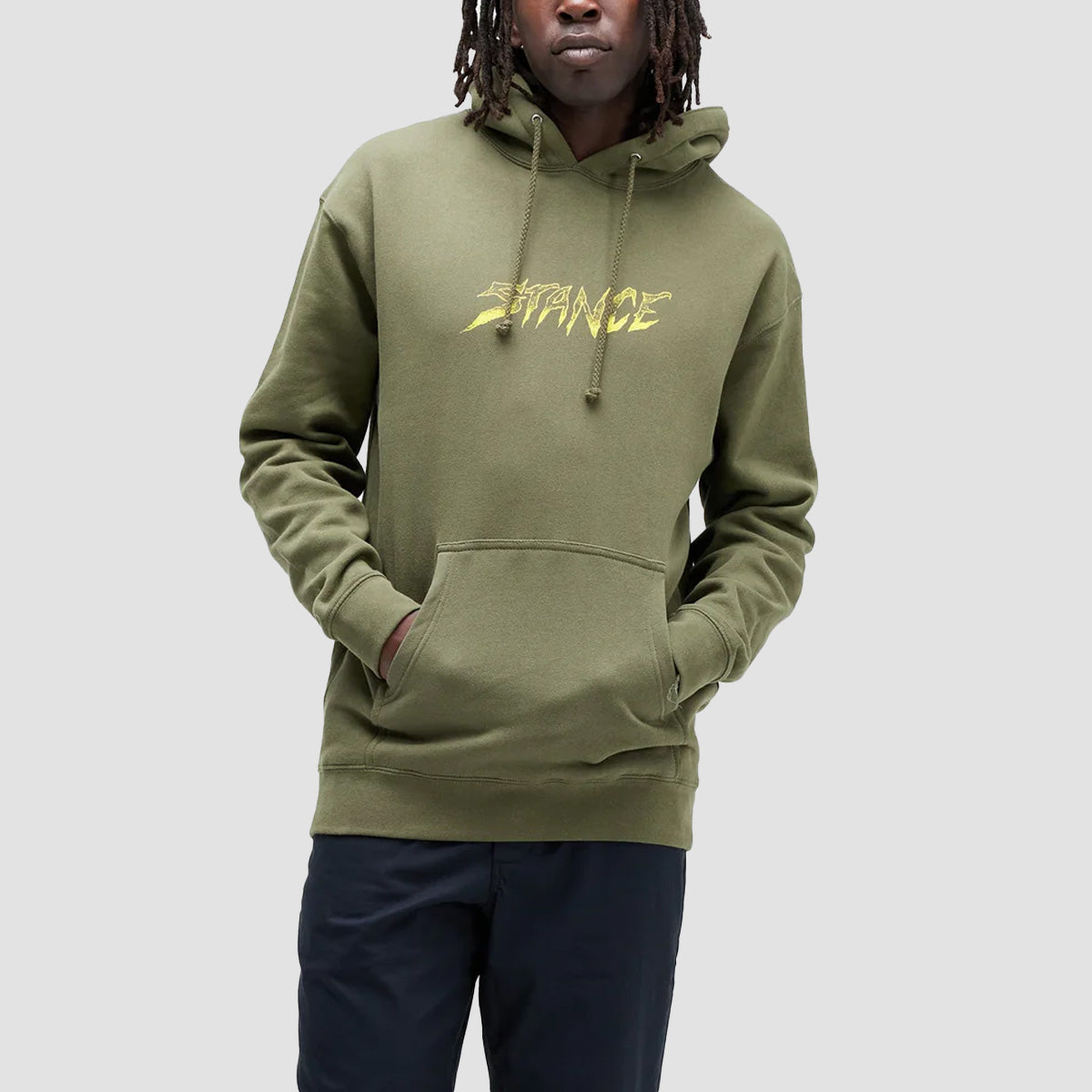 Stance Palm Slayer Pullover Hoodie Army