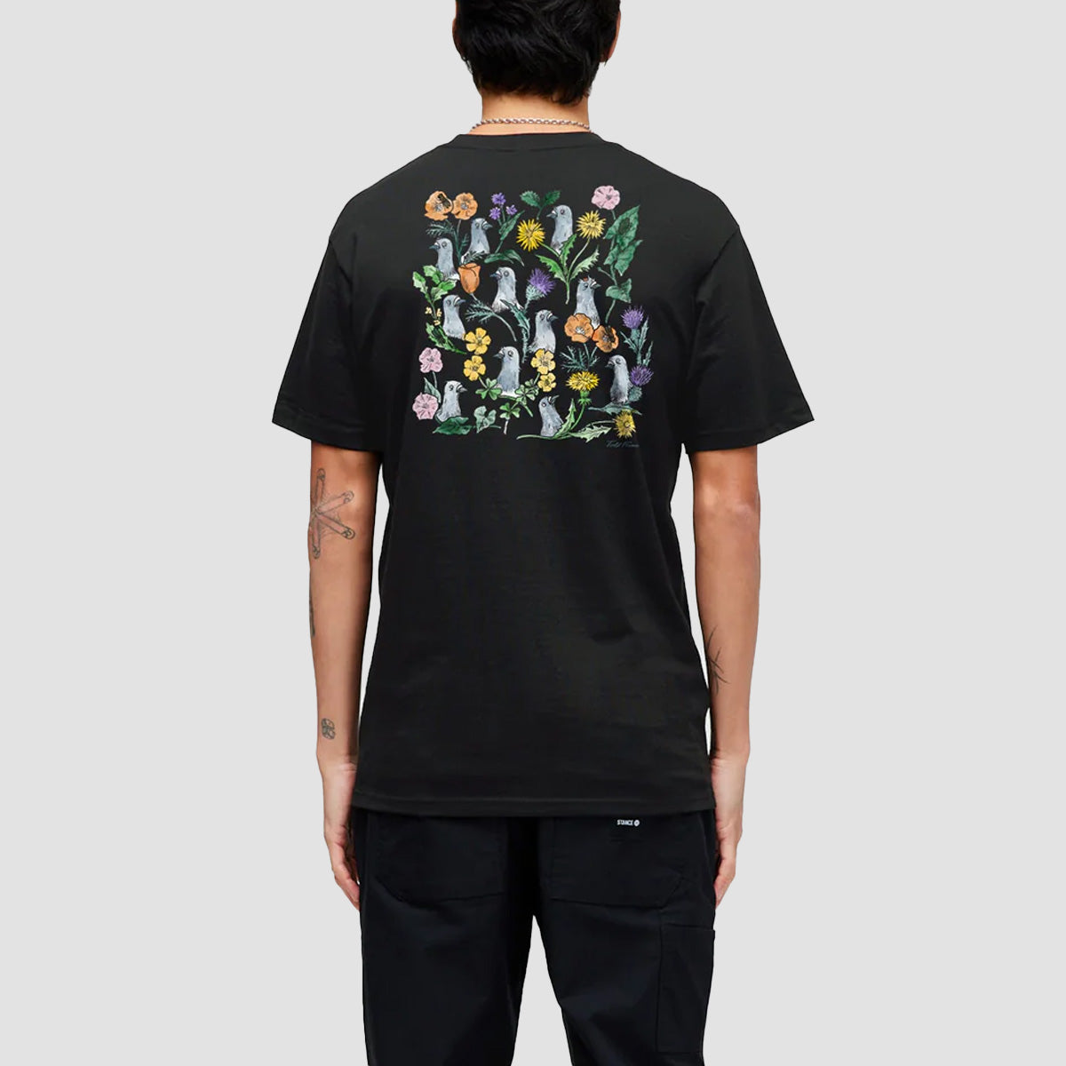 Stance Pigeon Street T-Shirt Black