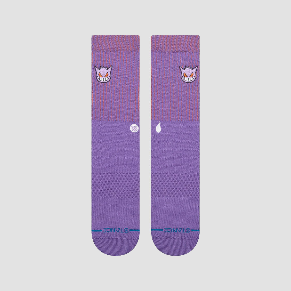 Stance Pokemon Gengar Crew Socks Purple