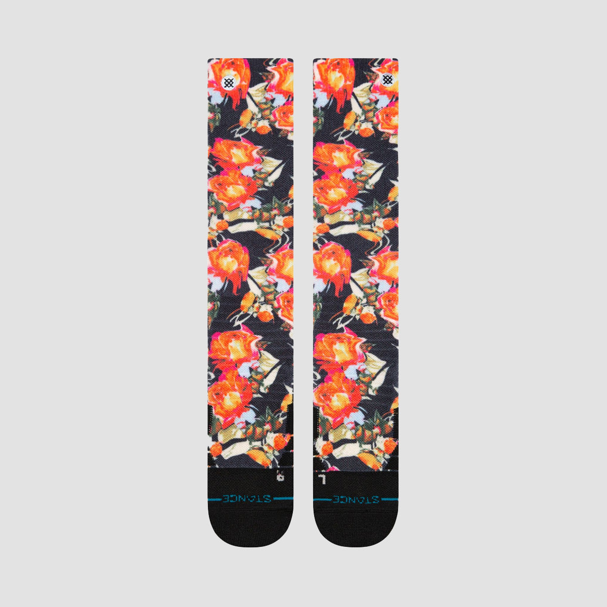 Stance Torque Mid Poly OTC Snow Socks Black