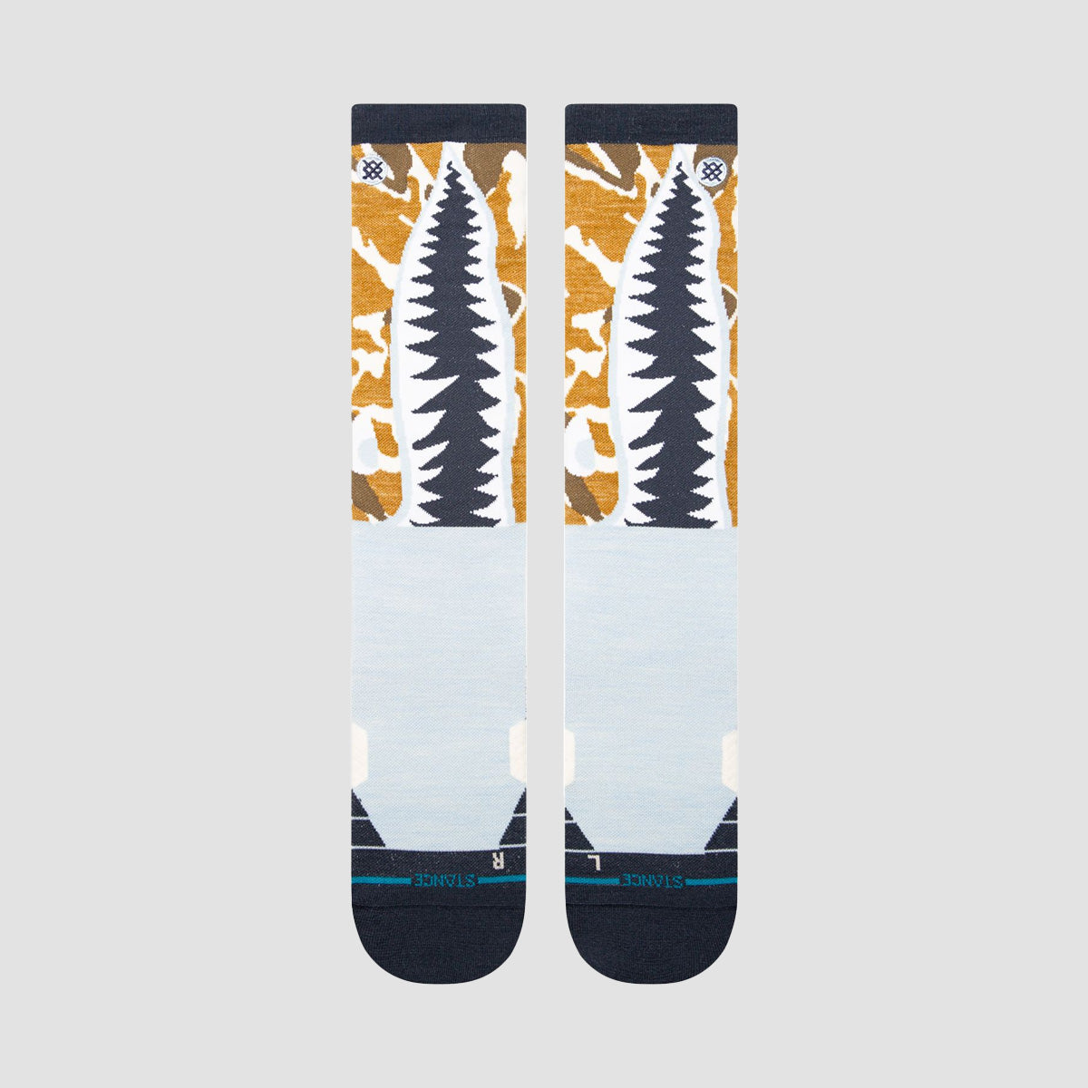 Stance Warbird UL OTC Wool Snow Socks Ice Blue