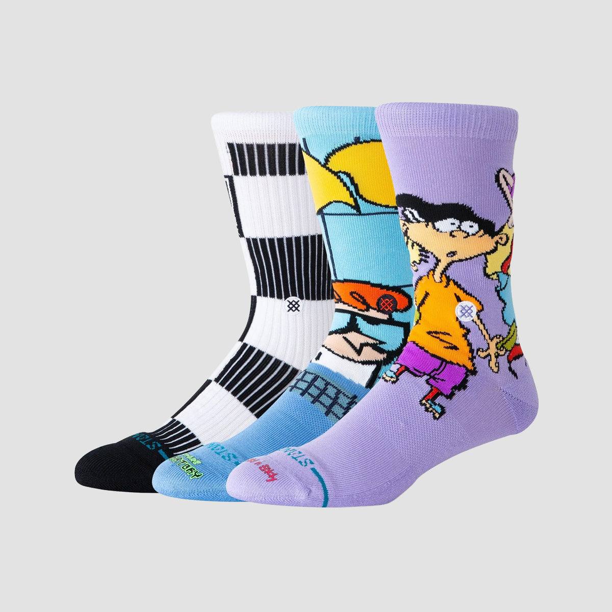 Stance X Cartoon Network Crew Socks Box Set Multi