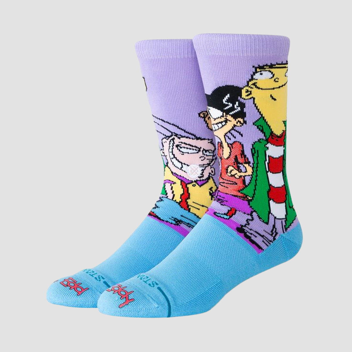 Stance X Cartoon Network Ed Edd Eddy Crew Socks Purple