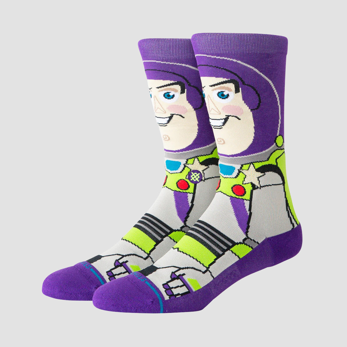 Stance X Toy Story Buzz Crew Socks Purple