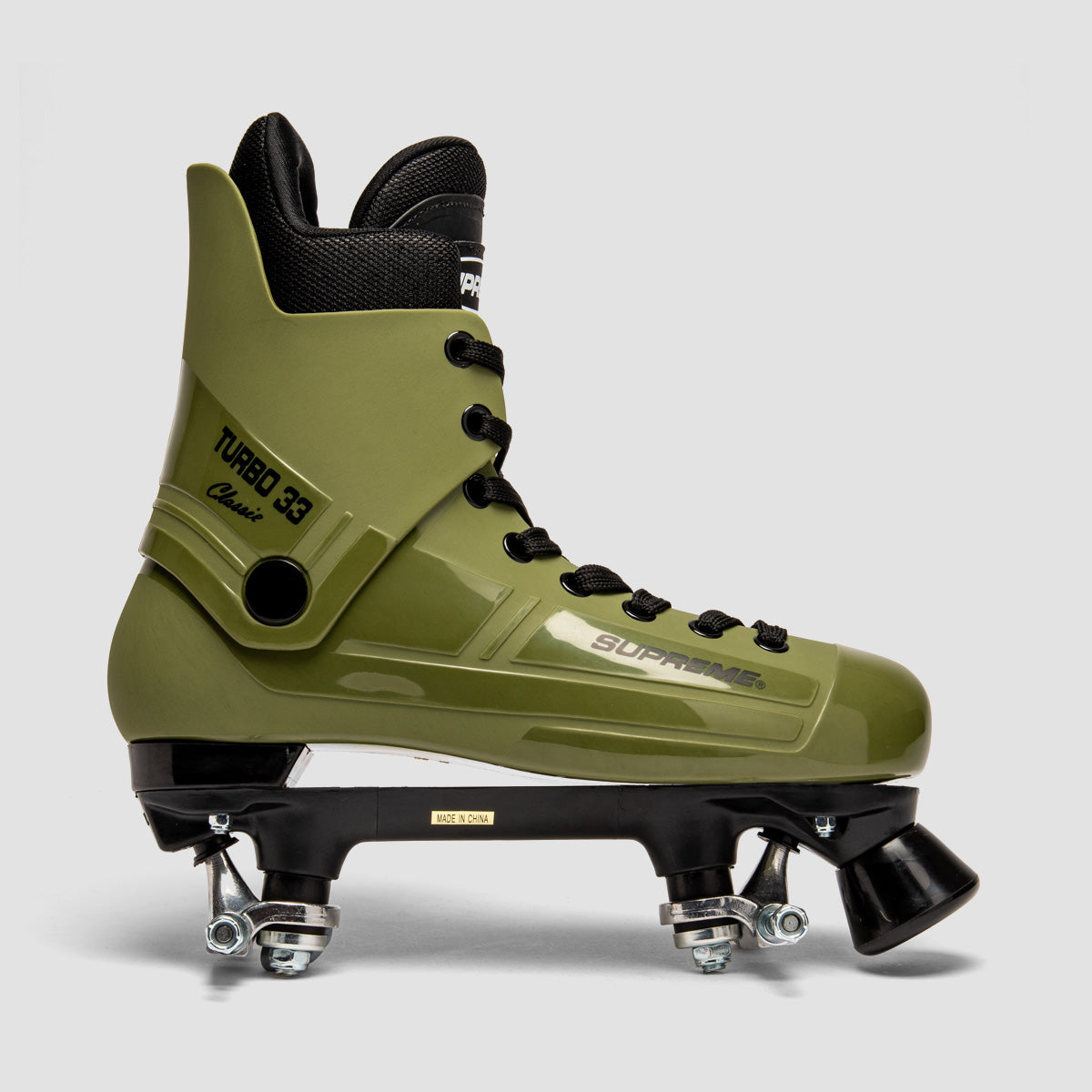 Supreme Turbo 33 Nylon Quad Skates Army Green/Black