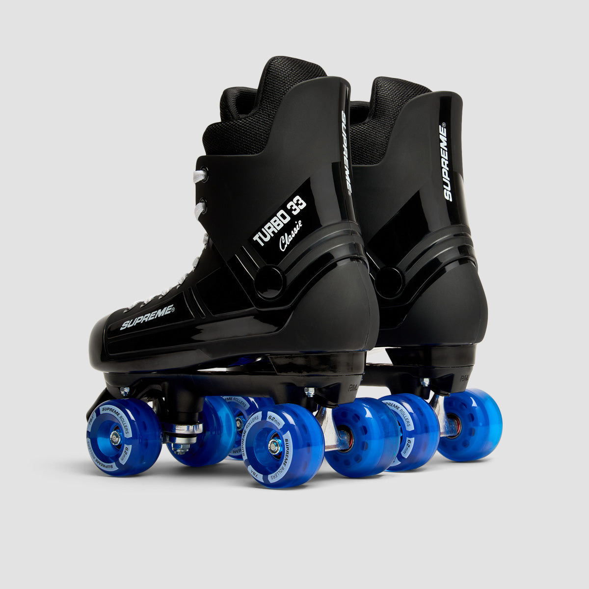 Supreme Turbo 33 Nylon Quad Skates Black/Blue