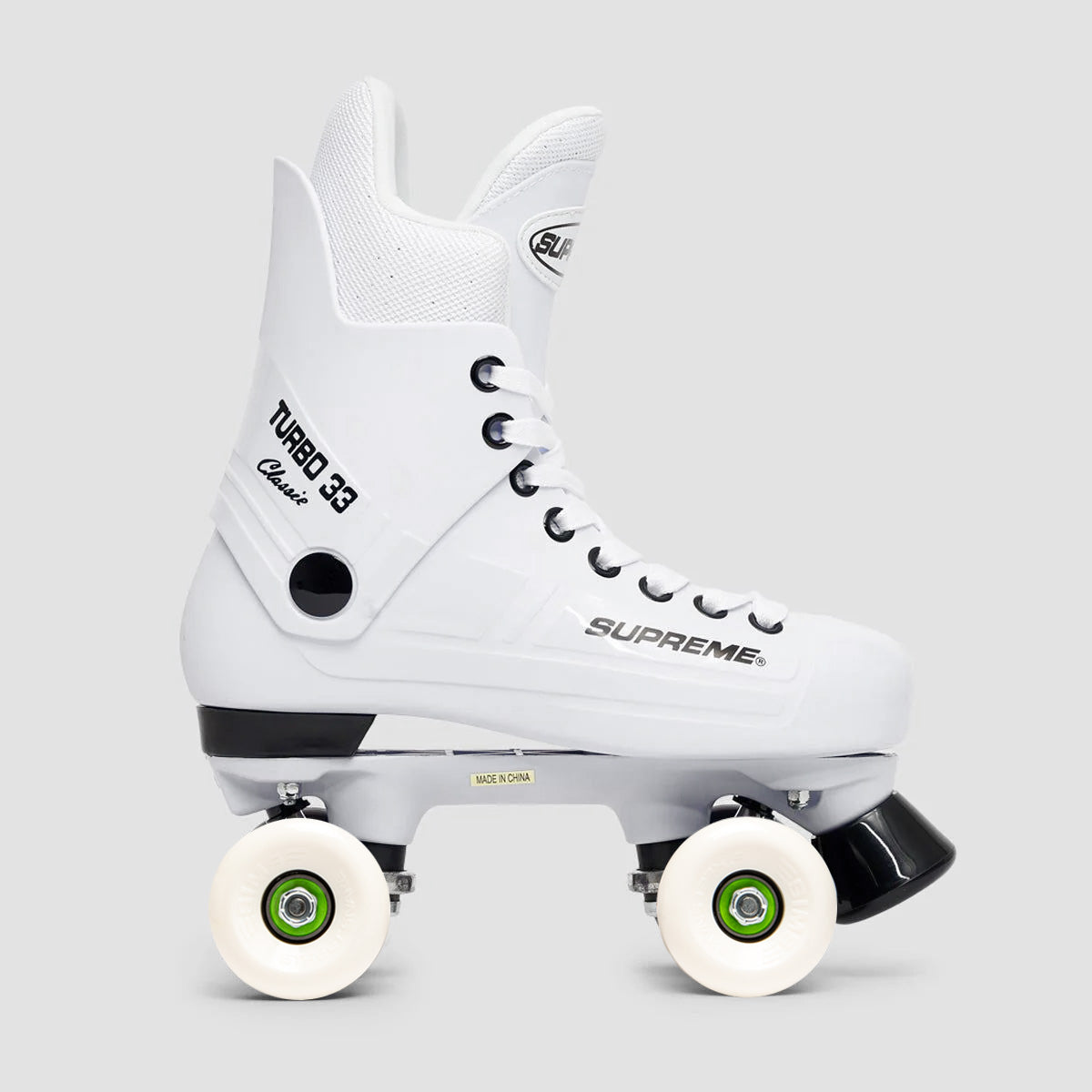 Supreme Turbo 33 Nylon Quad Skates White/Sims