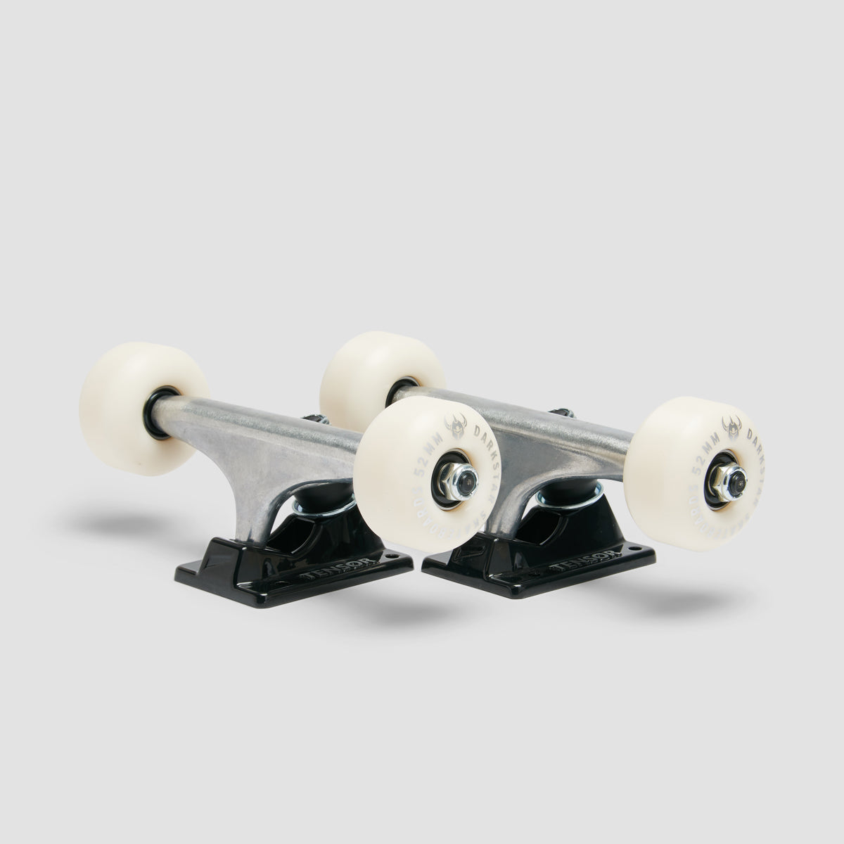 Tensor X Darkstar Clean 5.25 Skateboard Trucks & Wheel Combo Raw/Black - 8"