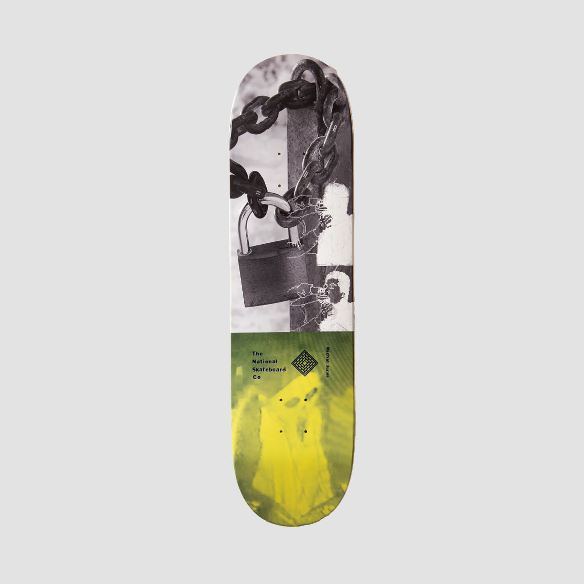 The National Skateboard Co Real Bad Time Michal Medium Concave Skateboard Deck - 8.25"