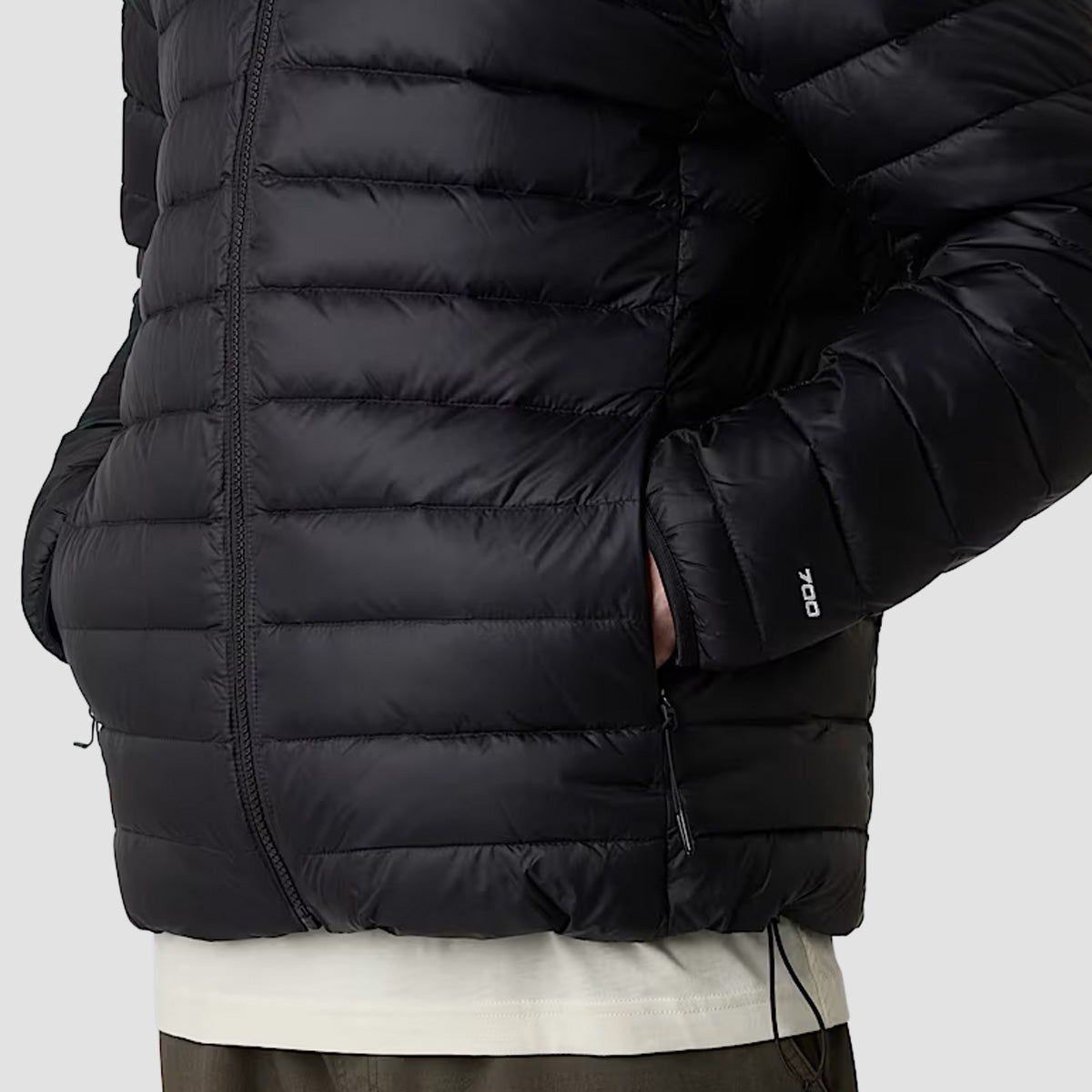 The North Face Classic Down Hooded Jacket TNF Black