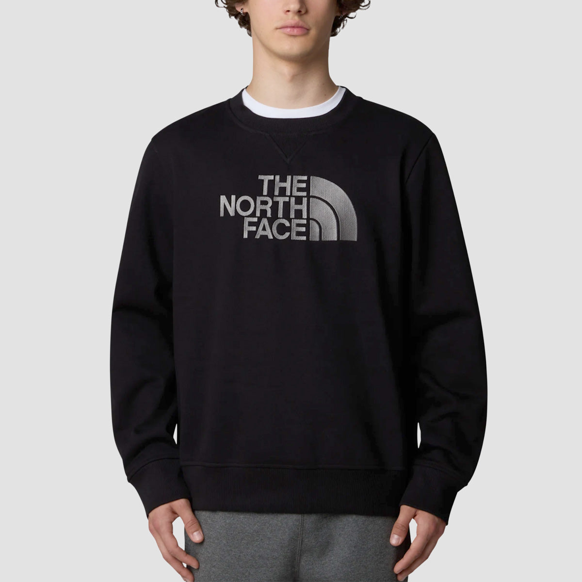 The North Face Drew Peak Regular Crew Sweatshirt TNF Black