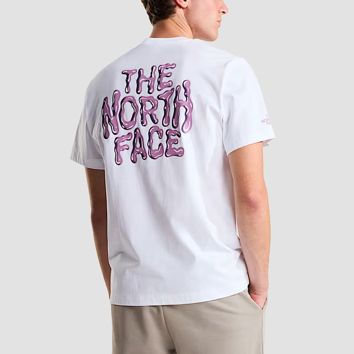 The North Face Drip Logo Relaxed T-Shirt TNF White