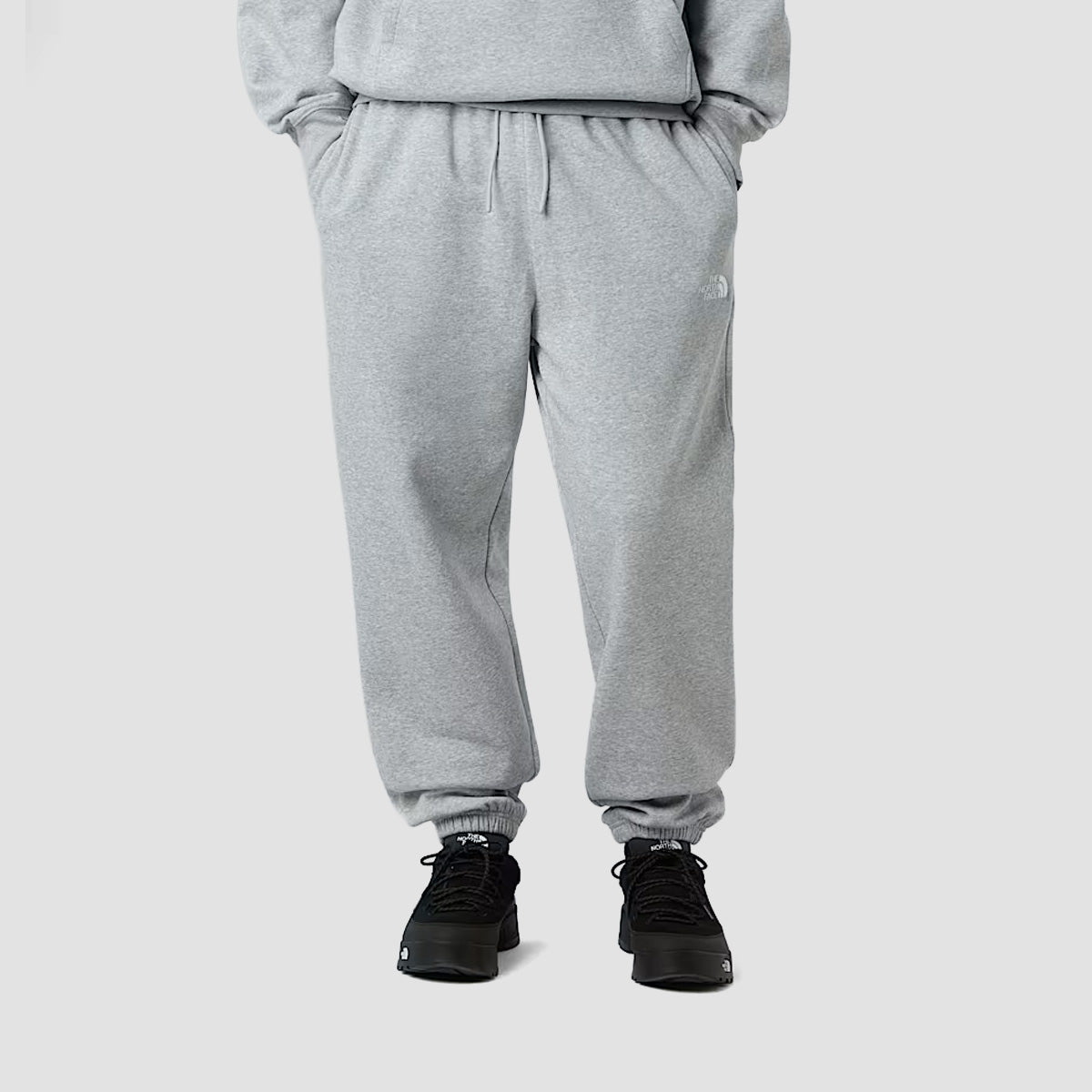 The North Face Essential Relaxed Straight Jogger Sweatpants TNF Light Grey Heather
