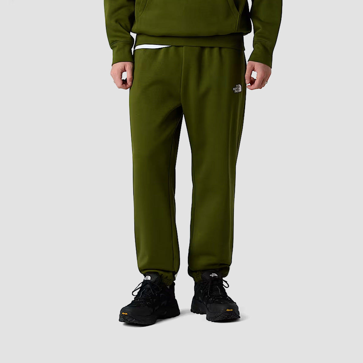 The North Face Essential Relaxed Straight Jogger Sweatpants Woodland Green