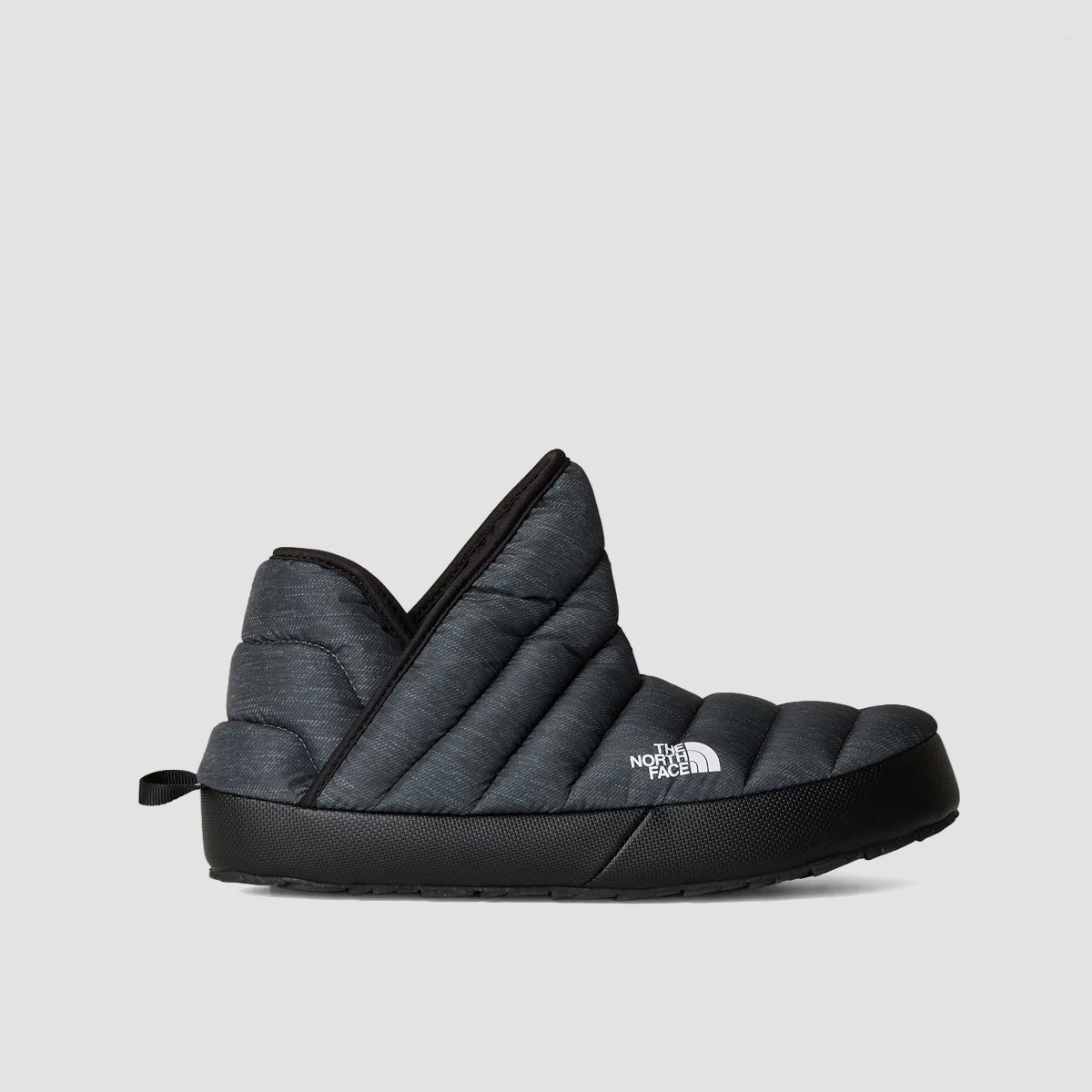 The North Face Thermoball Traction Bootie Slippers - Phantom Grey Heather Print/TNF Black