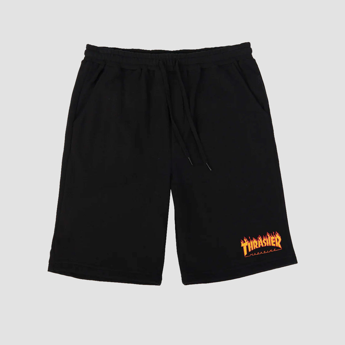 Thrasher Flame P.E. Shorts Black
