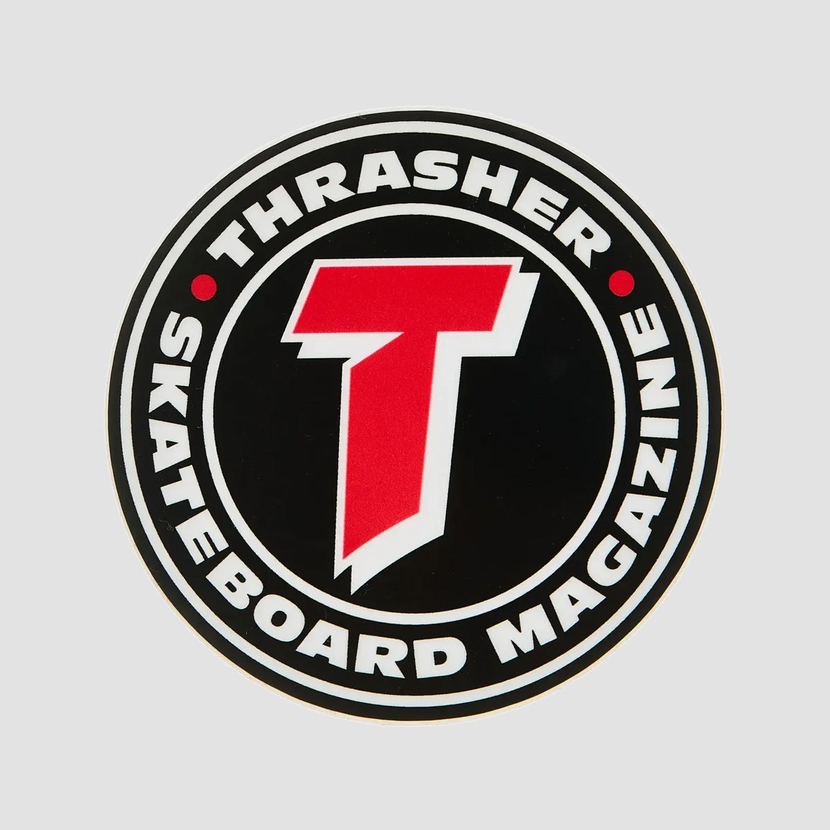Thrasher Number 1 Redux Sticker Black 75mm