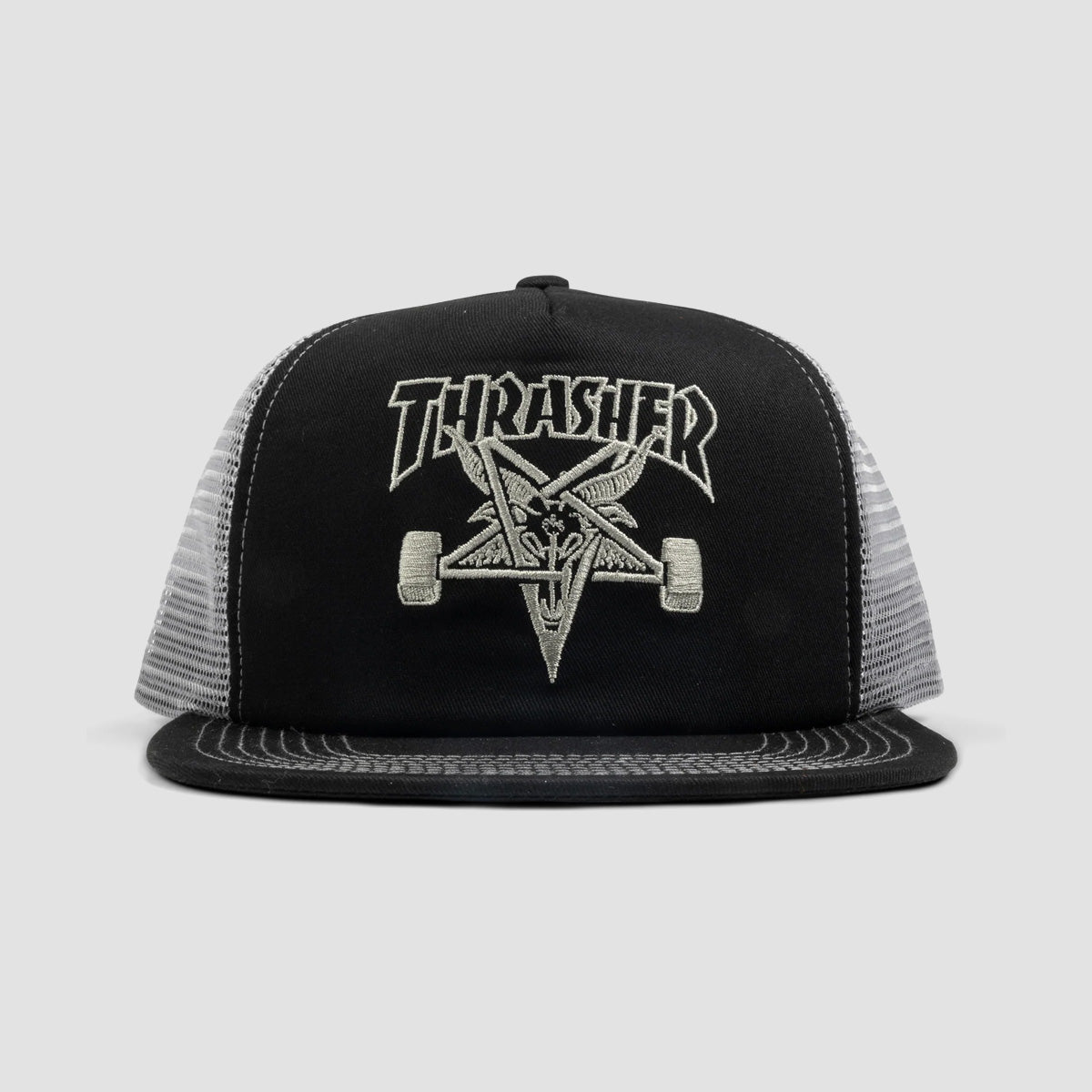 Thrasher SK8 Goat Trucker Cap Black/Grey