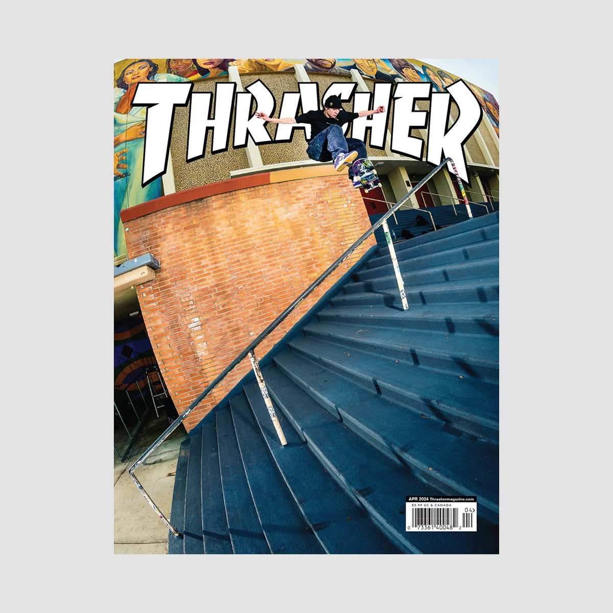 Thrasher Skateboard Magazine April 2024