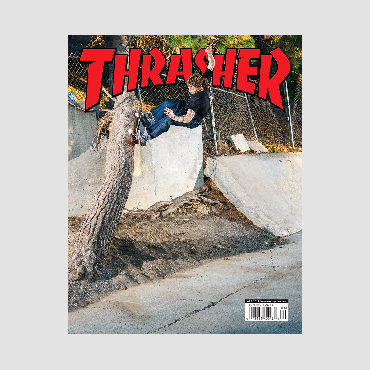 Thrasher Skateboard Magazine April 2025