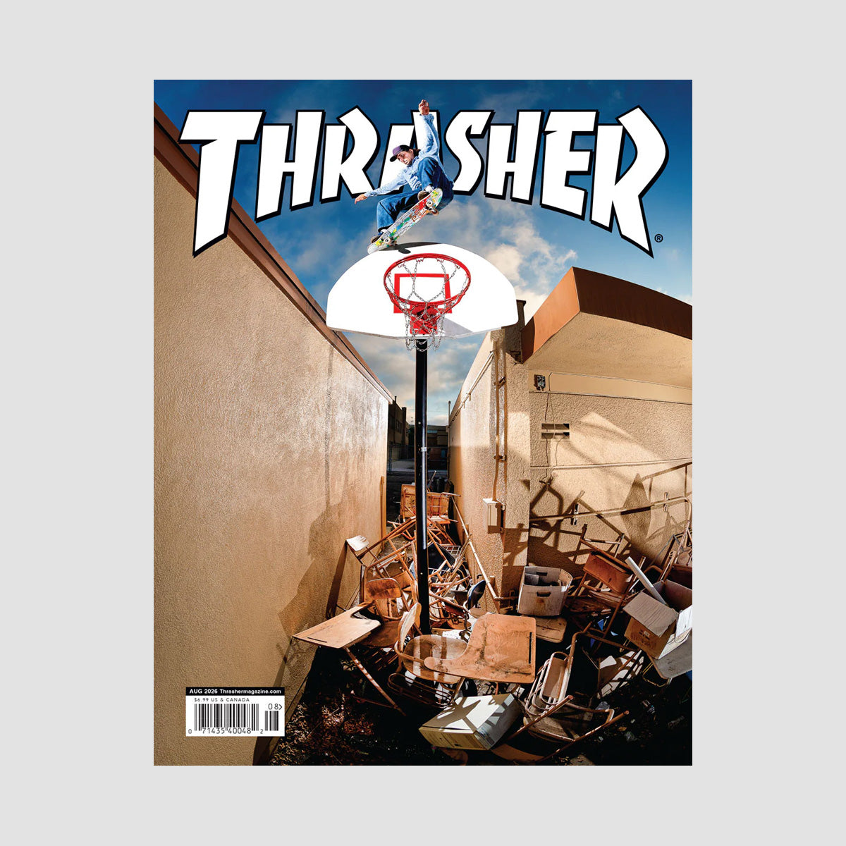 Thrasher Skateboard Magazine August 2026