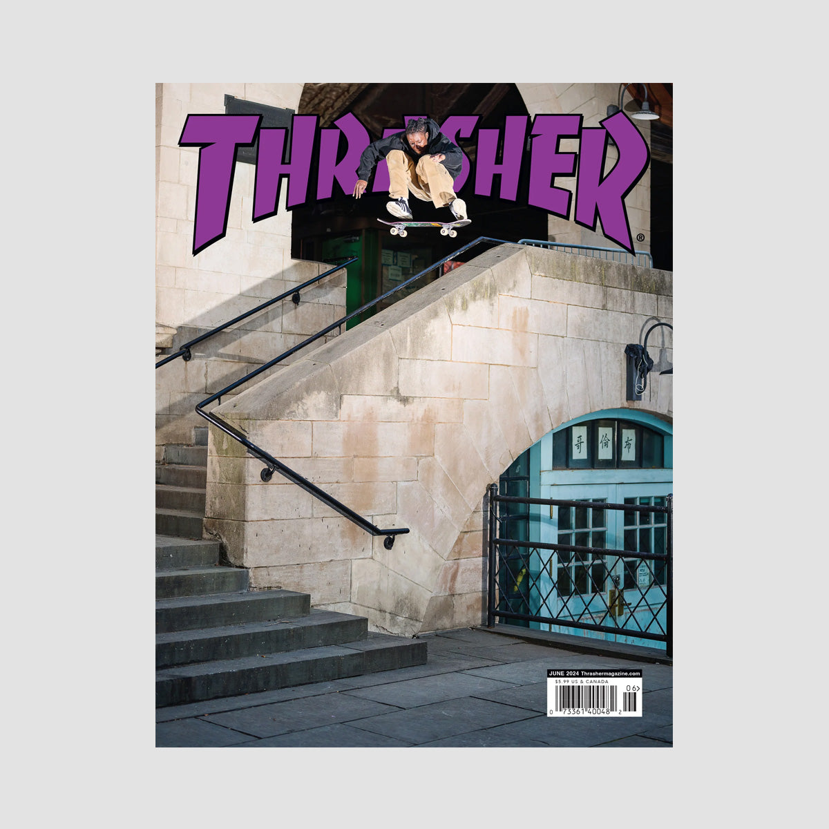 Thrasher Skateboard Magazine June 2024