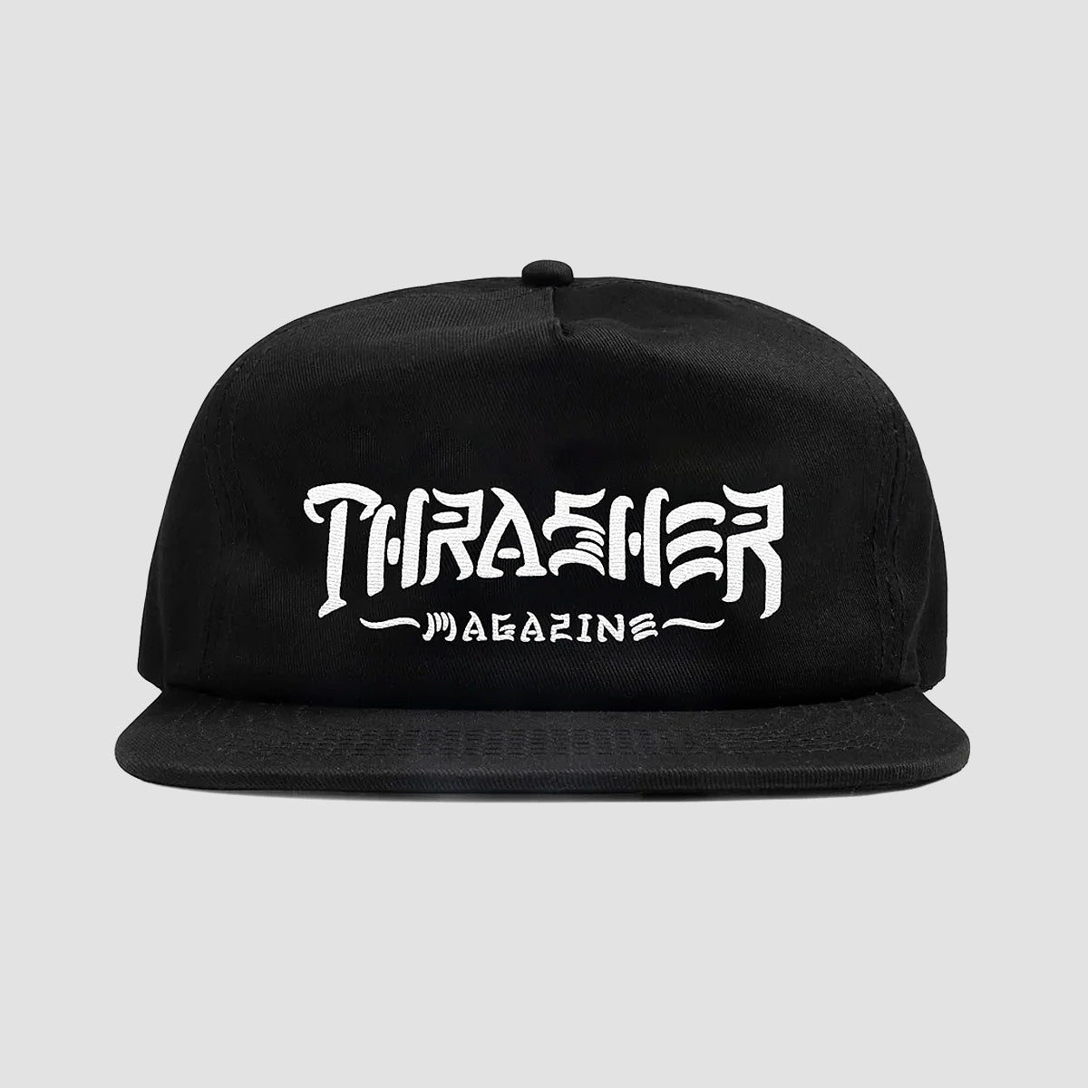 Thrasher Thrash & Destroy Snapback Cap Black