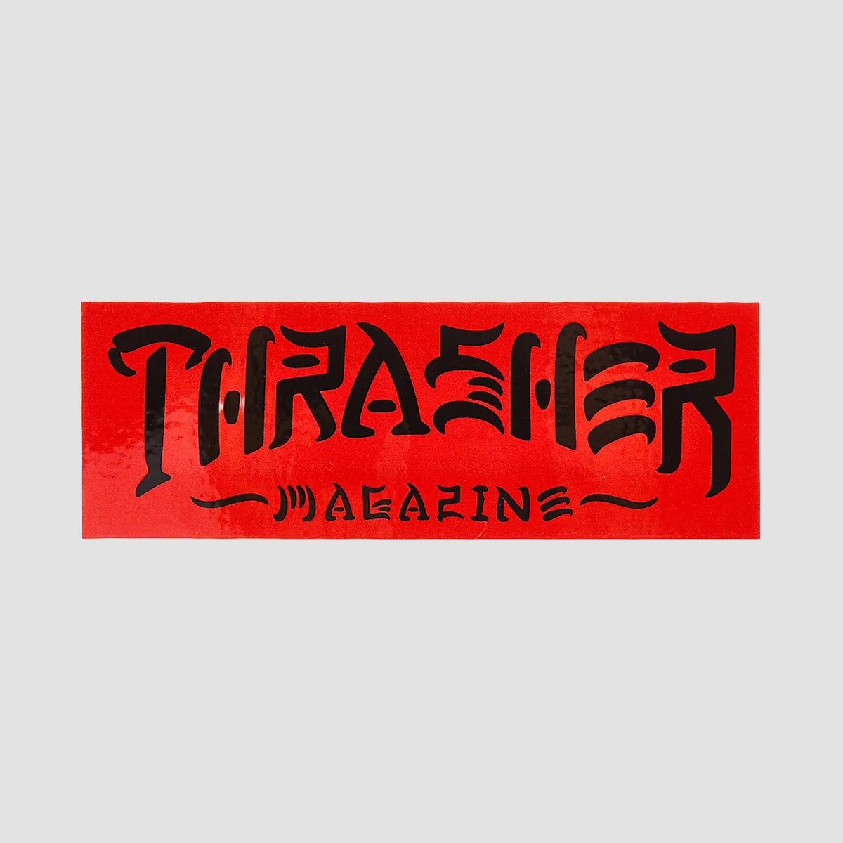 Thrasher Thrash & Destroy Sticker Red/Black 125x45mm