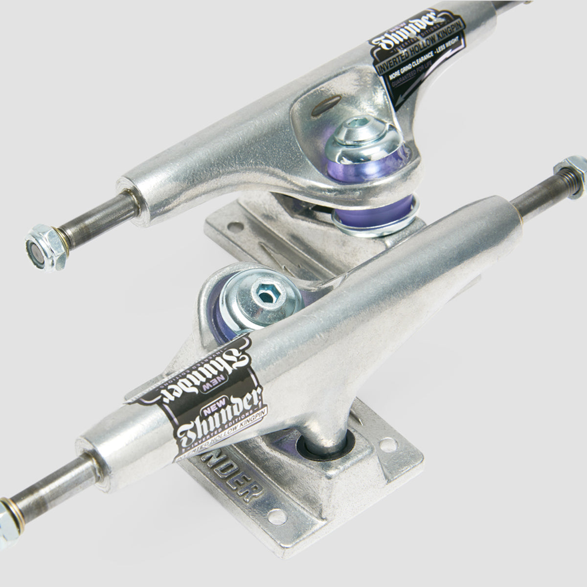 Thunder 148 Inverted Hollow Kingpin Trucks 1 Pair Polished - 8.25"