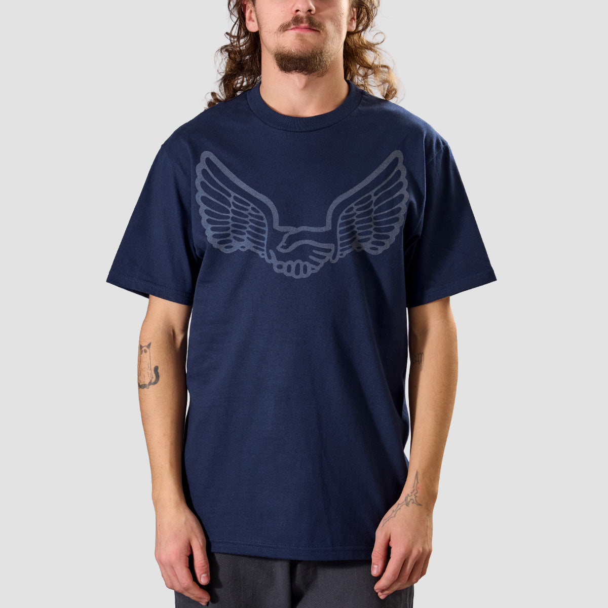 Unabomber Wings T-Shirt Navy