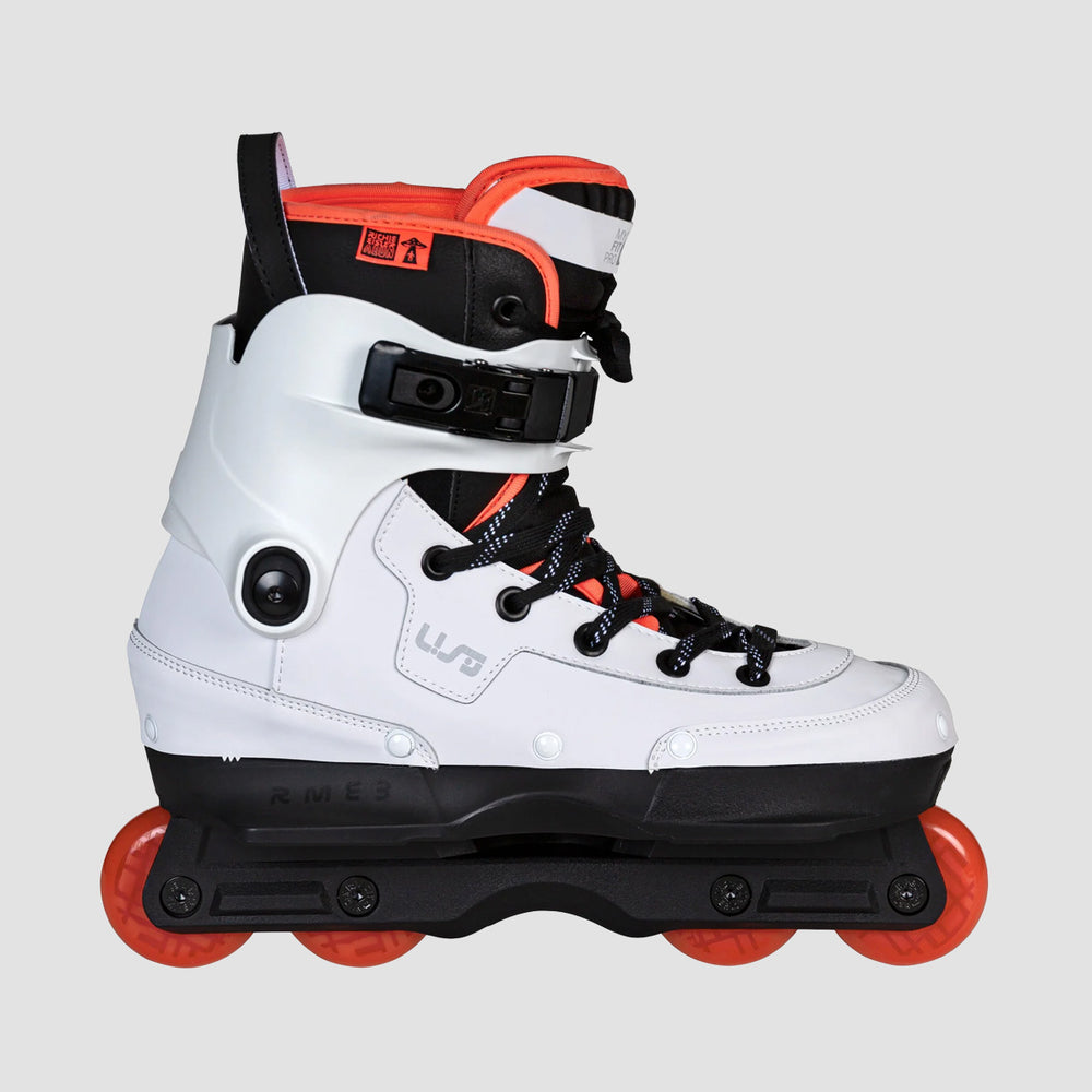 USD Aeon Richie Eisler Aggressive Inline Skates Black/Reflective White