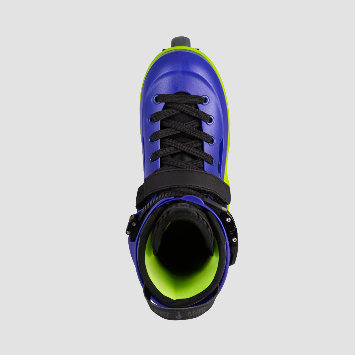 USD Sway Carlos Bernal Pro Aggressive Inline Skates Blue/Neon green/Black