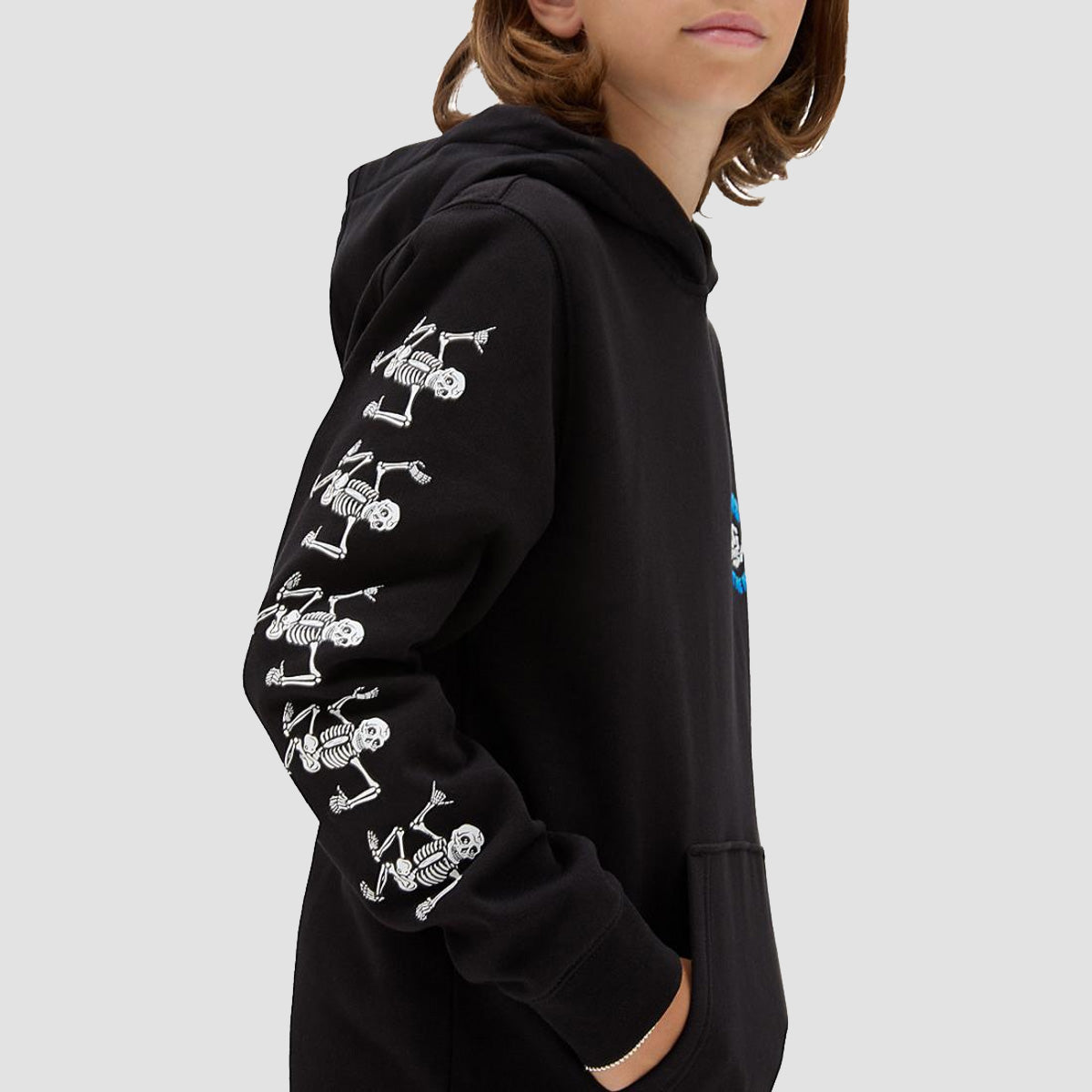 Vans 66 Shredders Pullover Hoodie Black - Kids