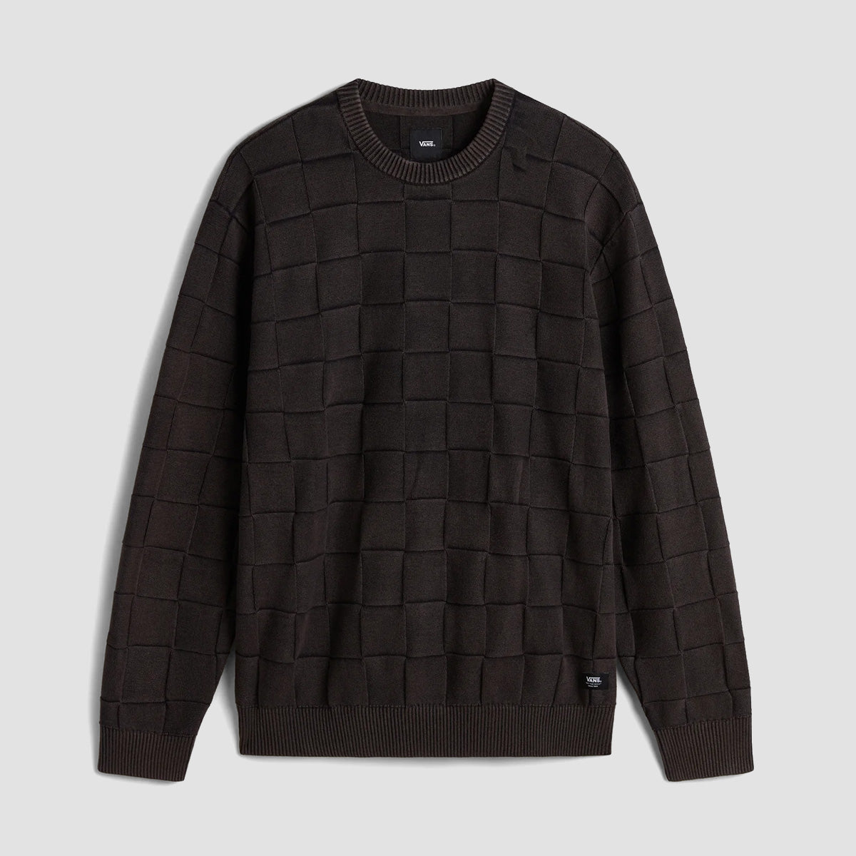 Vans Acid Check Knit Crew Sweater Black