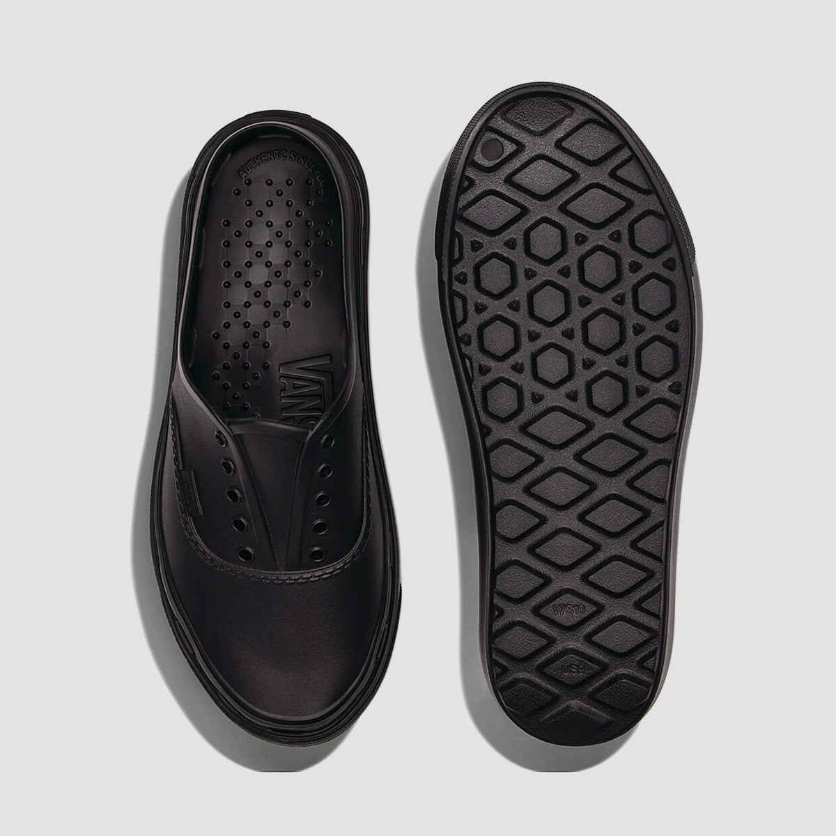 Vans Authentic Foam Mule Shoes - Black