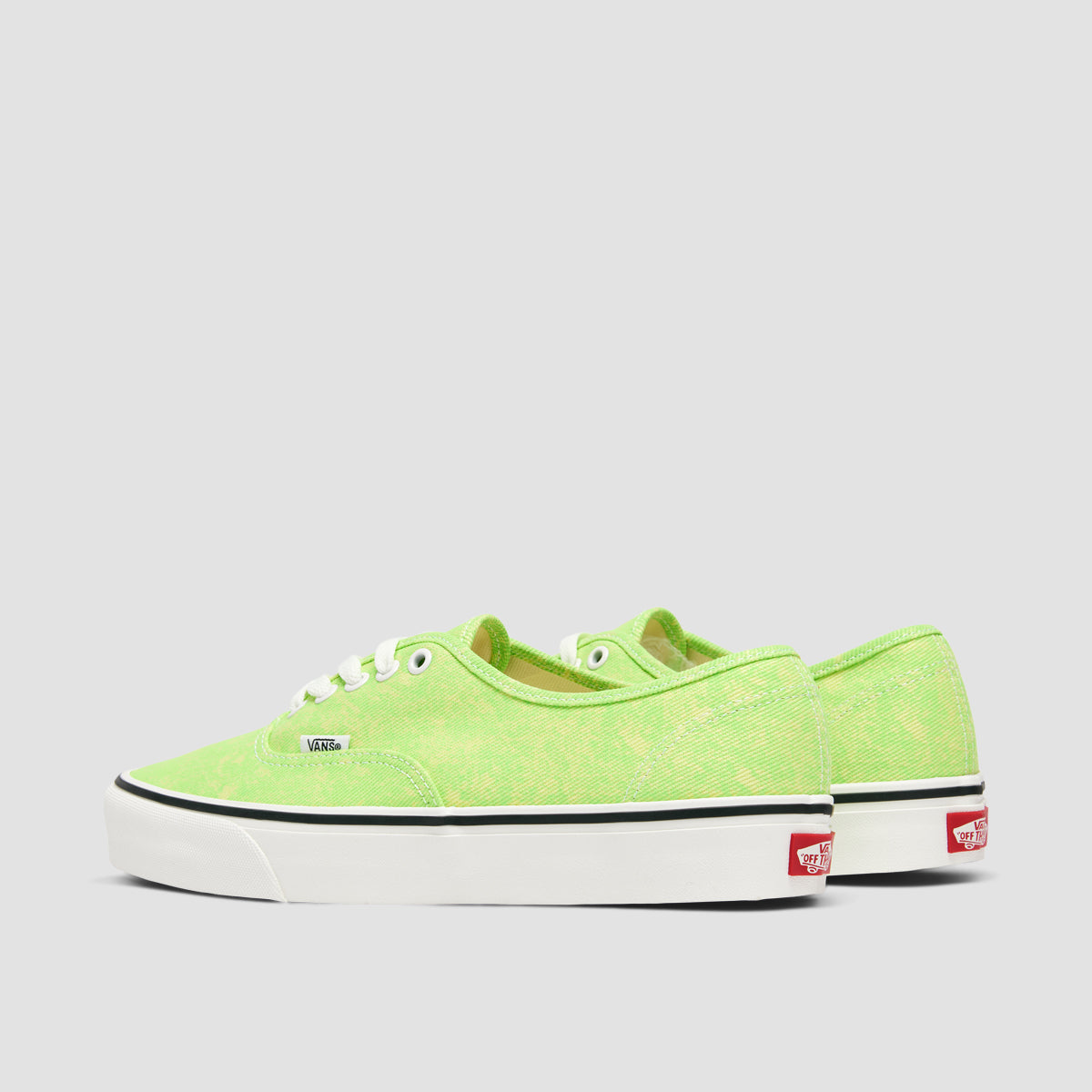 Vans Authentic Shoes - Neon Acid Wash Green