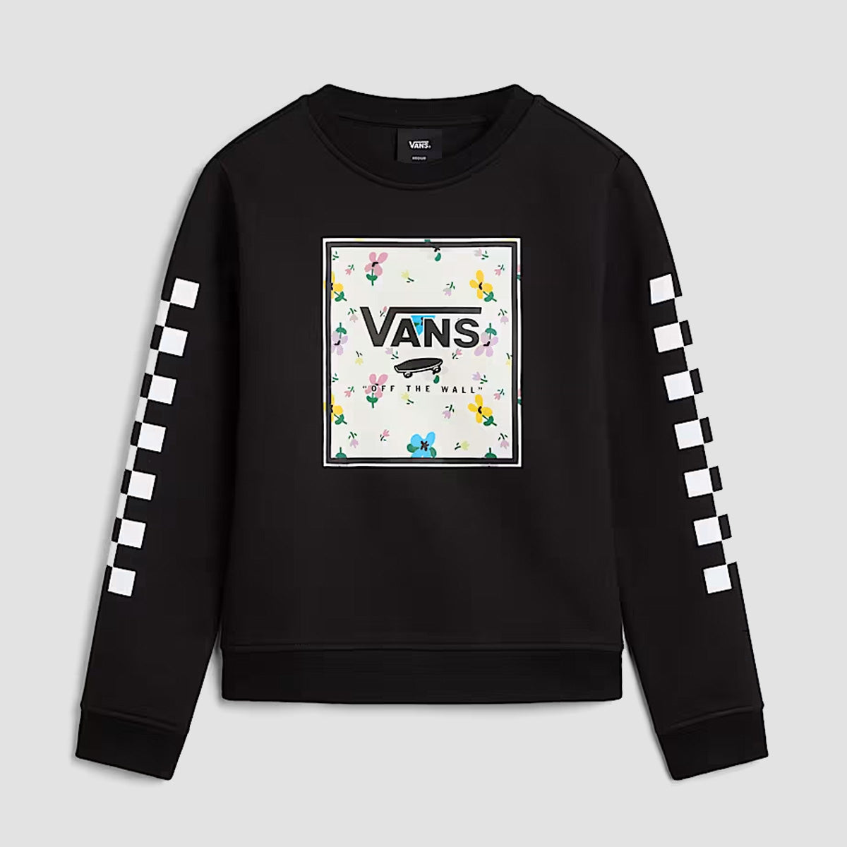 Vans Bloomer Boxed Crew Sweatshirt Black - Girls