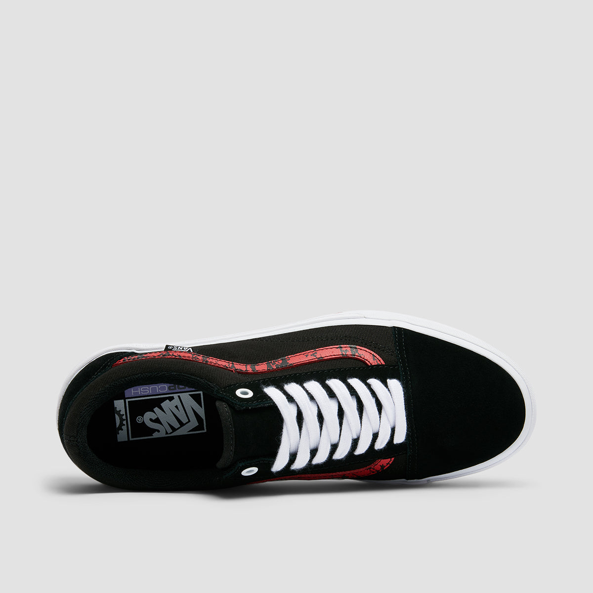 Vans BMX Old Skool Shoes - Marble Black/White/Red