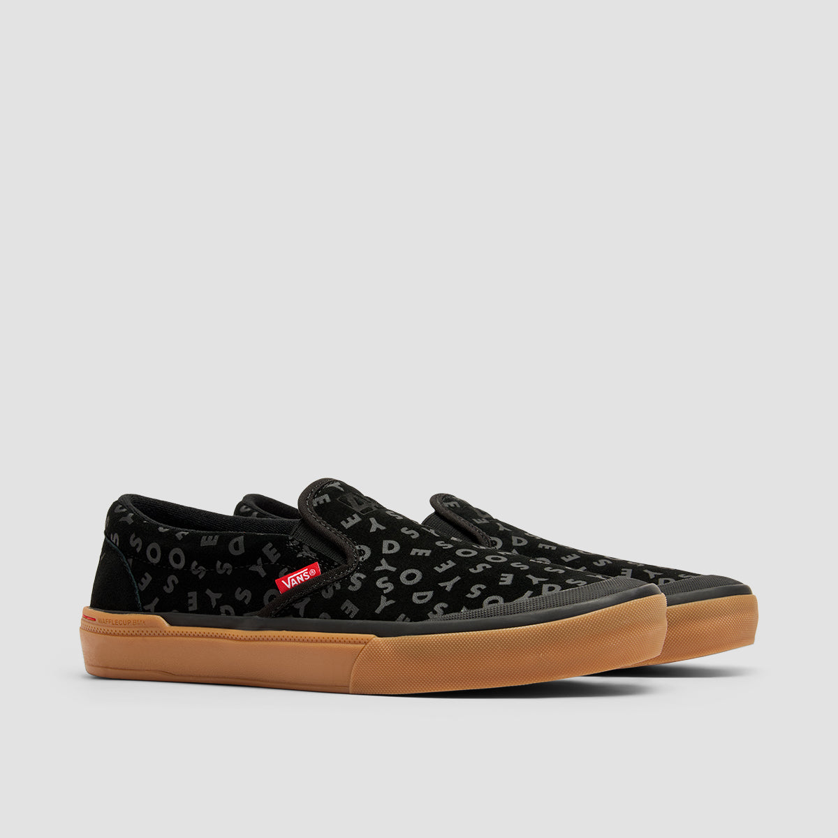 Vans BMX Slip-On Shoes - Odyssey Black/Red/Gum