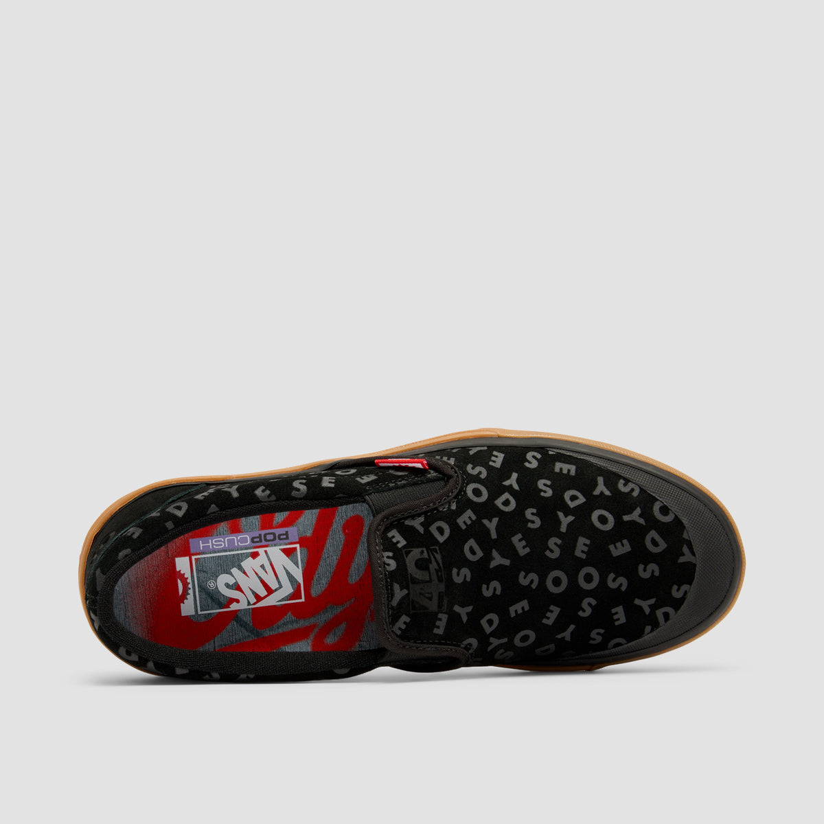Vans BMX Slip-On Shoes - Odyssey Black/Red/Gum