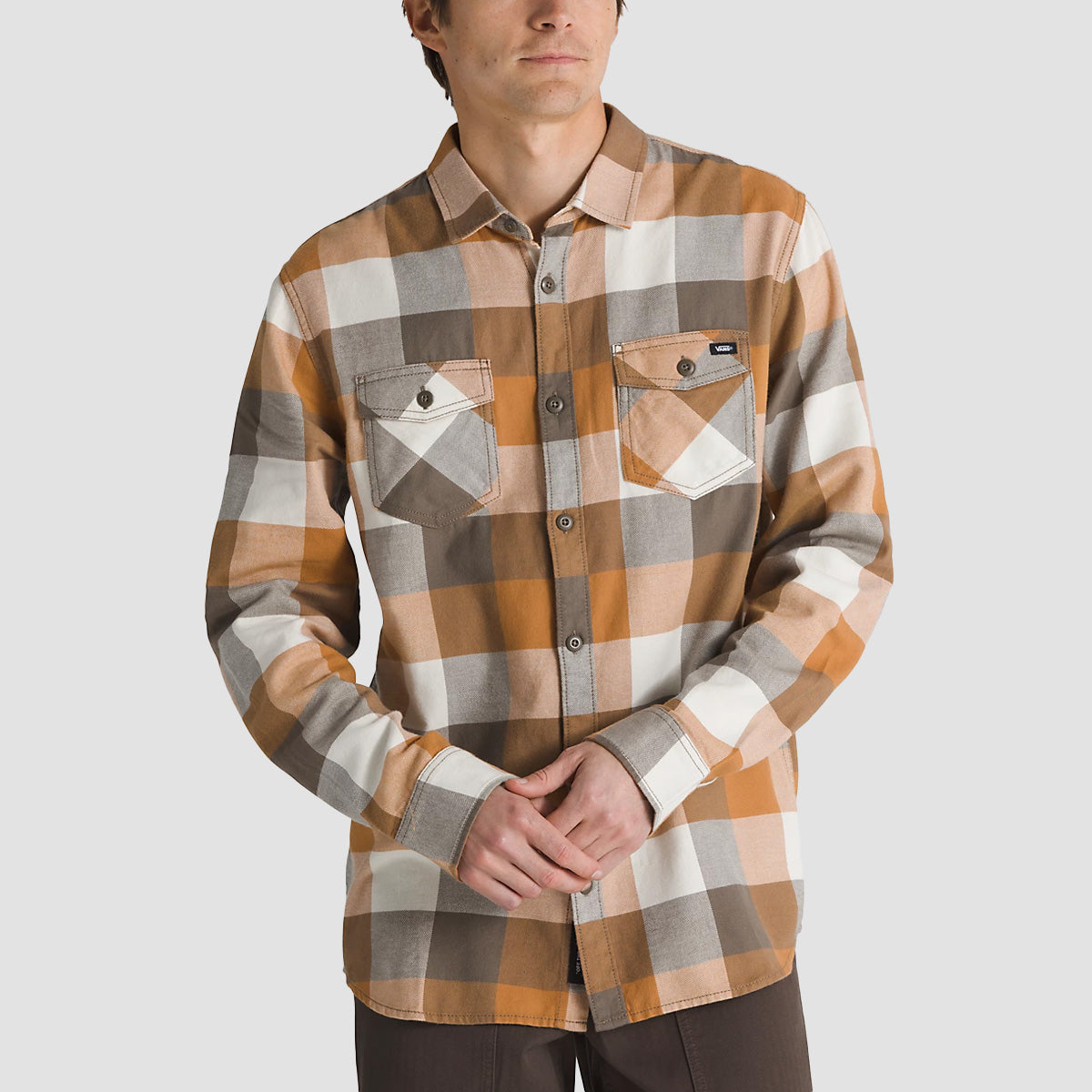 Vans Box Flannel Classic Longsleeve Shirt Bungee Cord/Brown Sugar