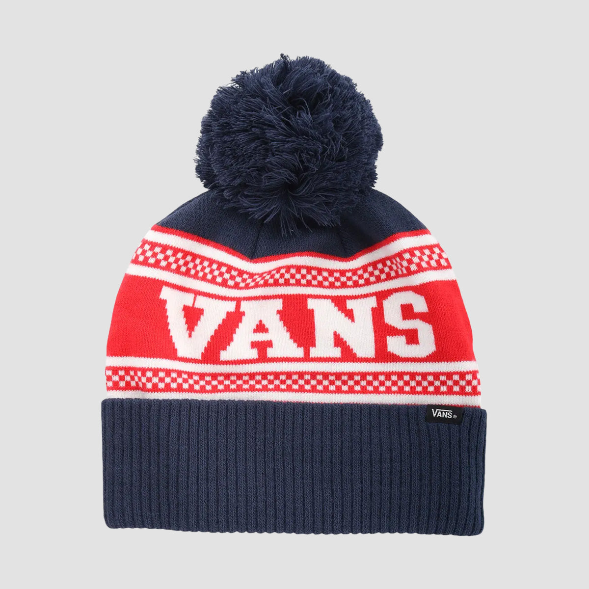 Vans Check Pom Beanie Dress Blues