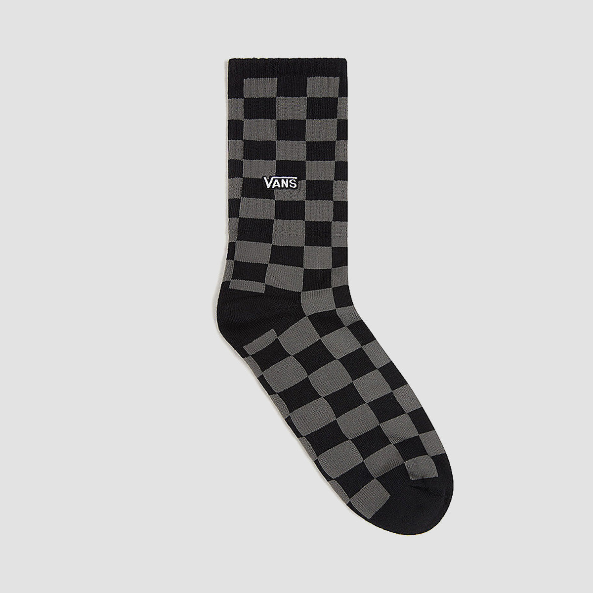 Vans Checkerboard Crew Socks Black/Charcoal