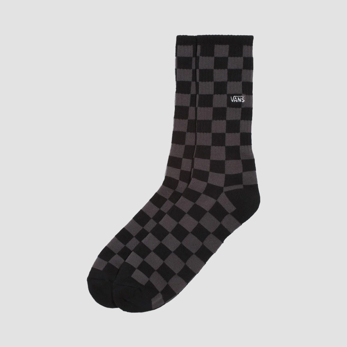 Vans Checkerboard II Crew Socks Black/Charcoal