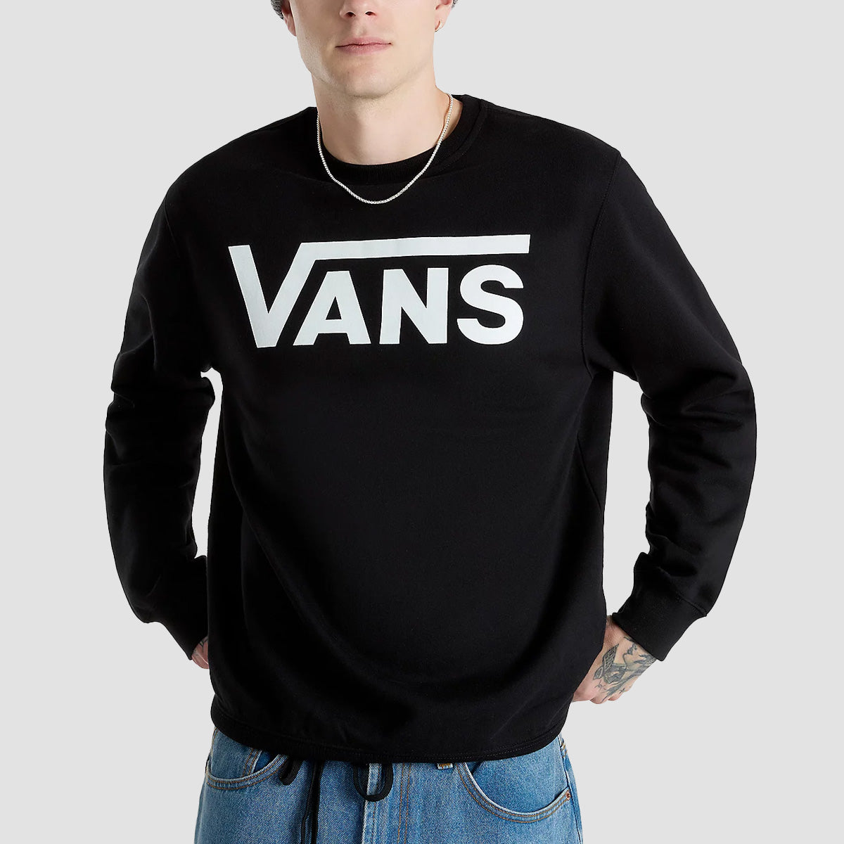 Vans Classic III Crew Sweatshirt Black/White