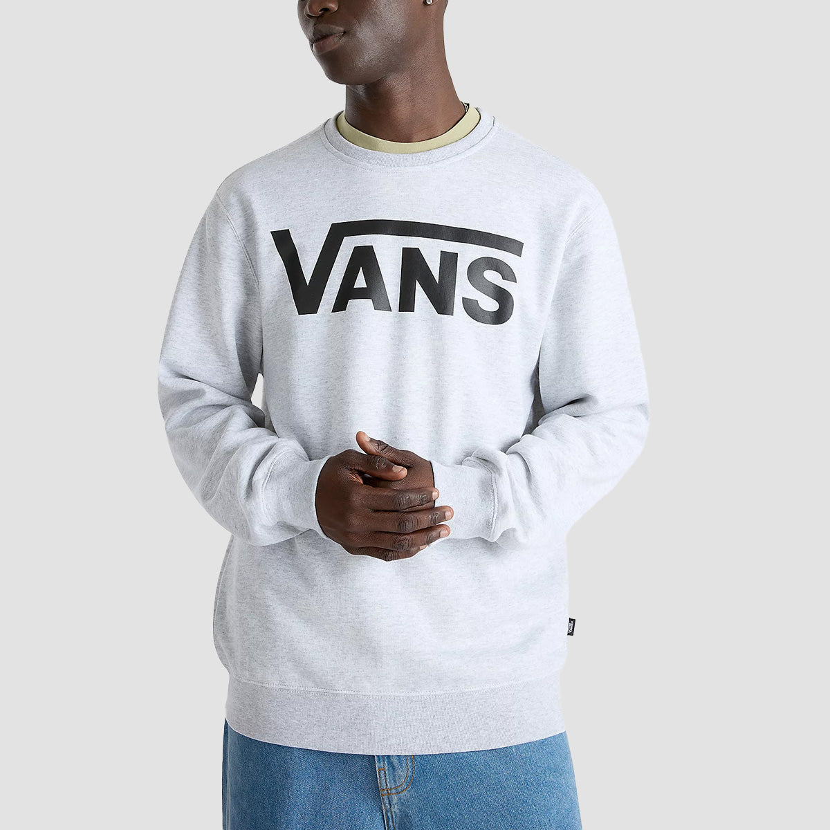 Vans Classic III Crew Sweatshirt Light Grey Heather