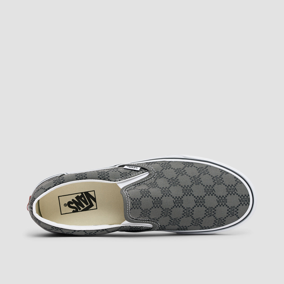 Vans Classic Slip-On Shoes - Monogram Pewter