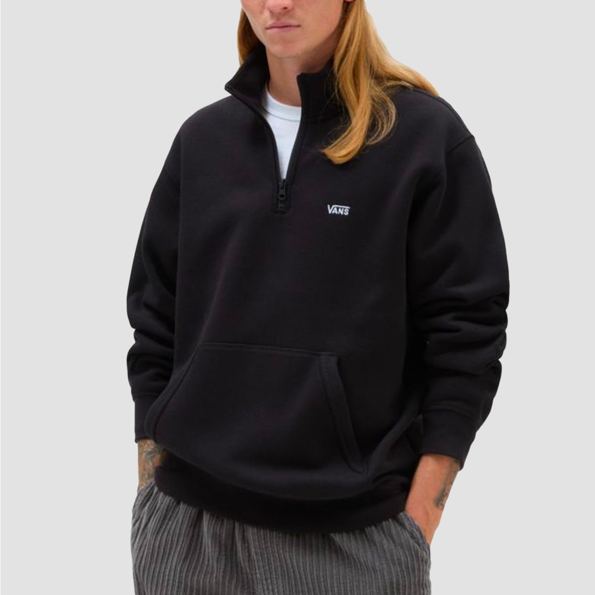 Vans on sale sweatshirt black